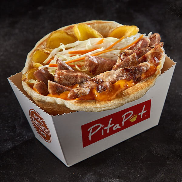 PitaPot με μπριζόλα